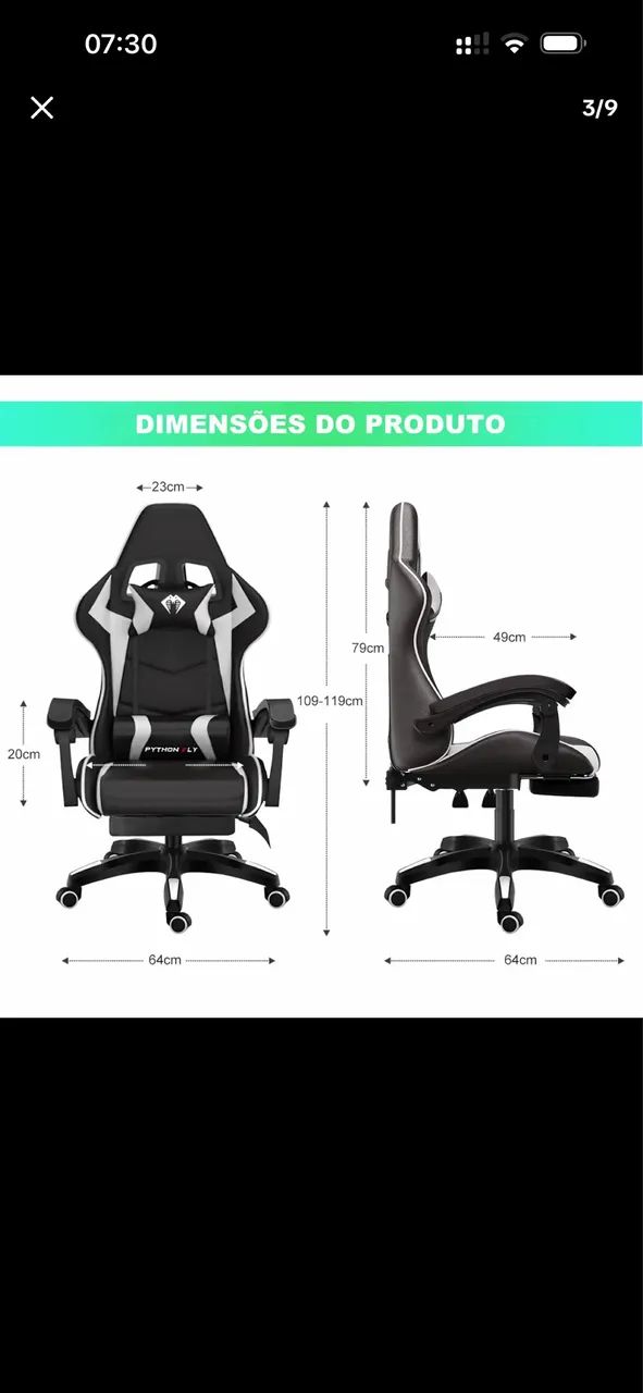 Cadeira Gamer  - Foto 4