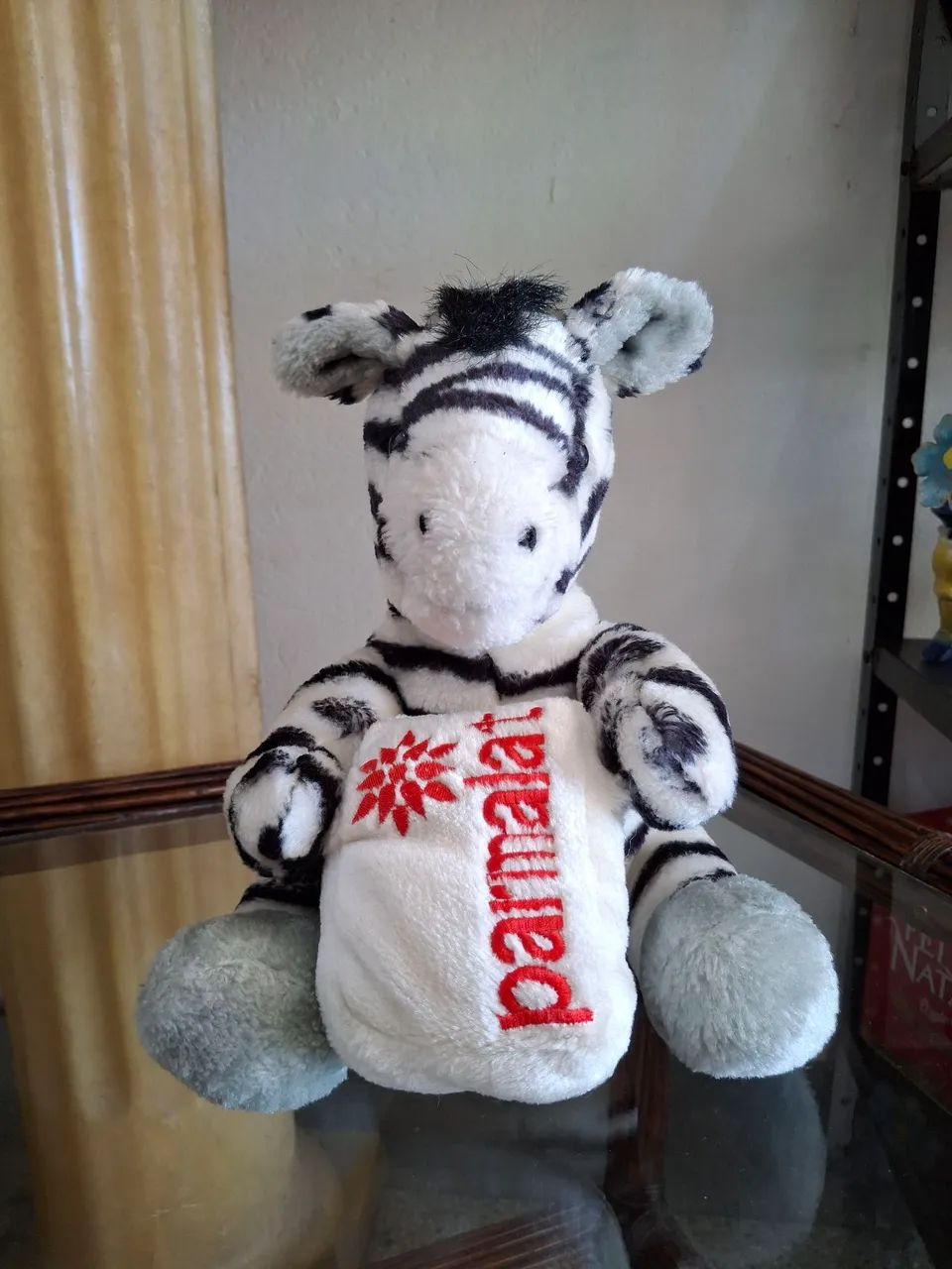 Pelúcia Zebra Parmalat