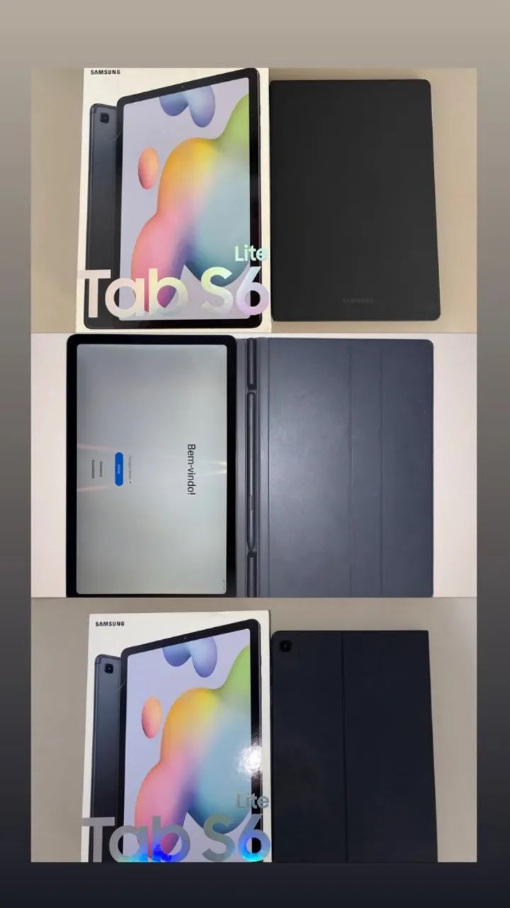 Tablet Samsung  S6 Lite- muito conservado