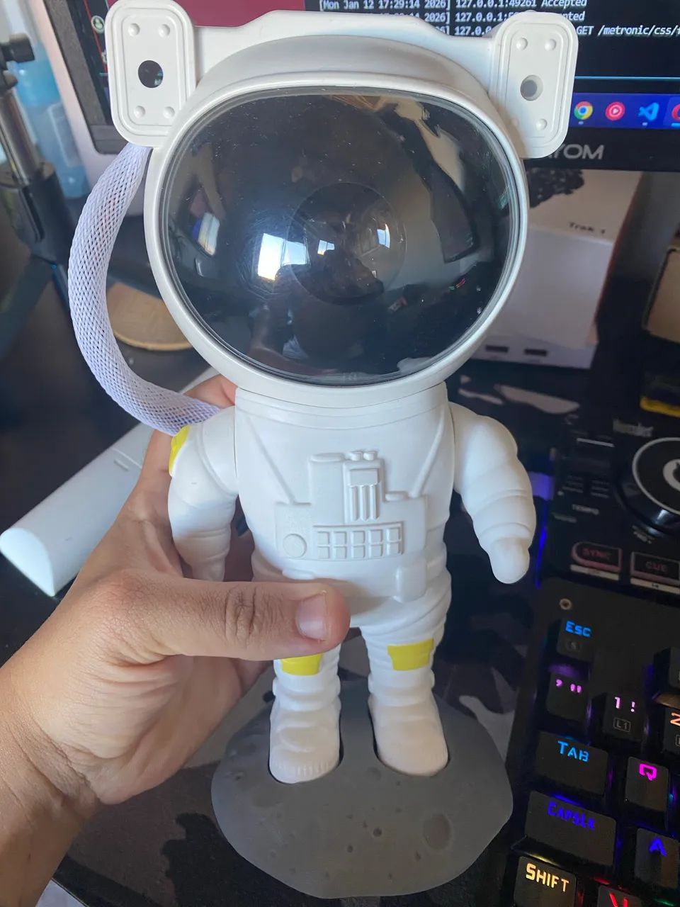 Astronauta projetor galáxia - Foto 2