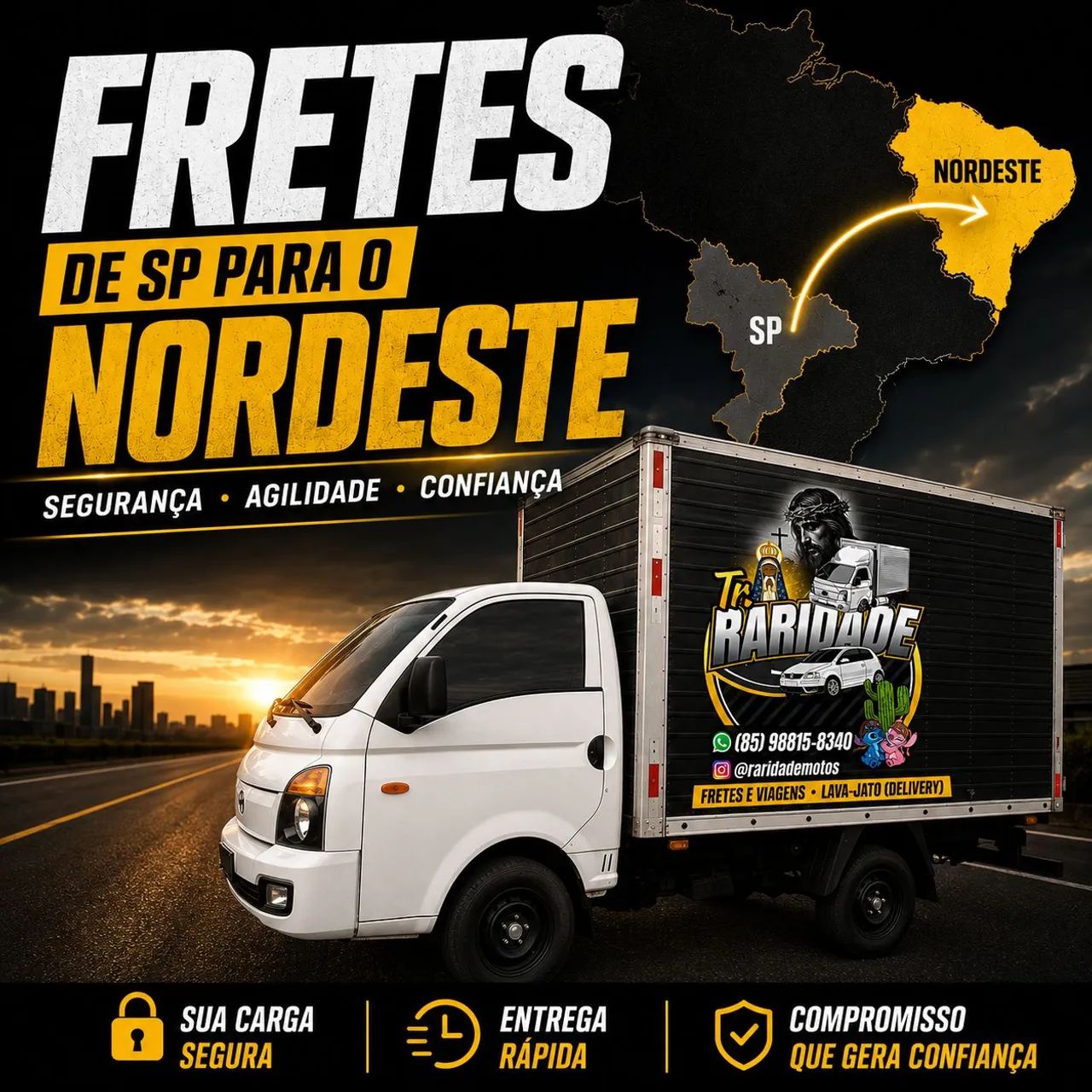Fretes para Nordeste 