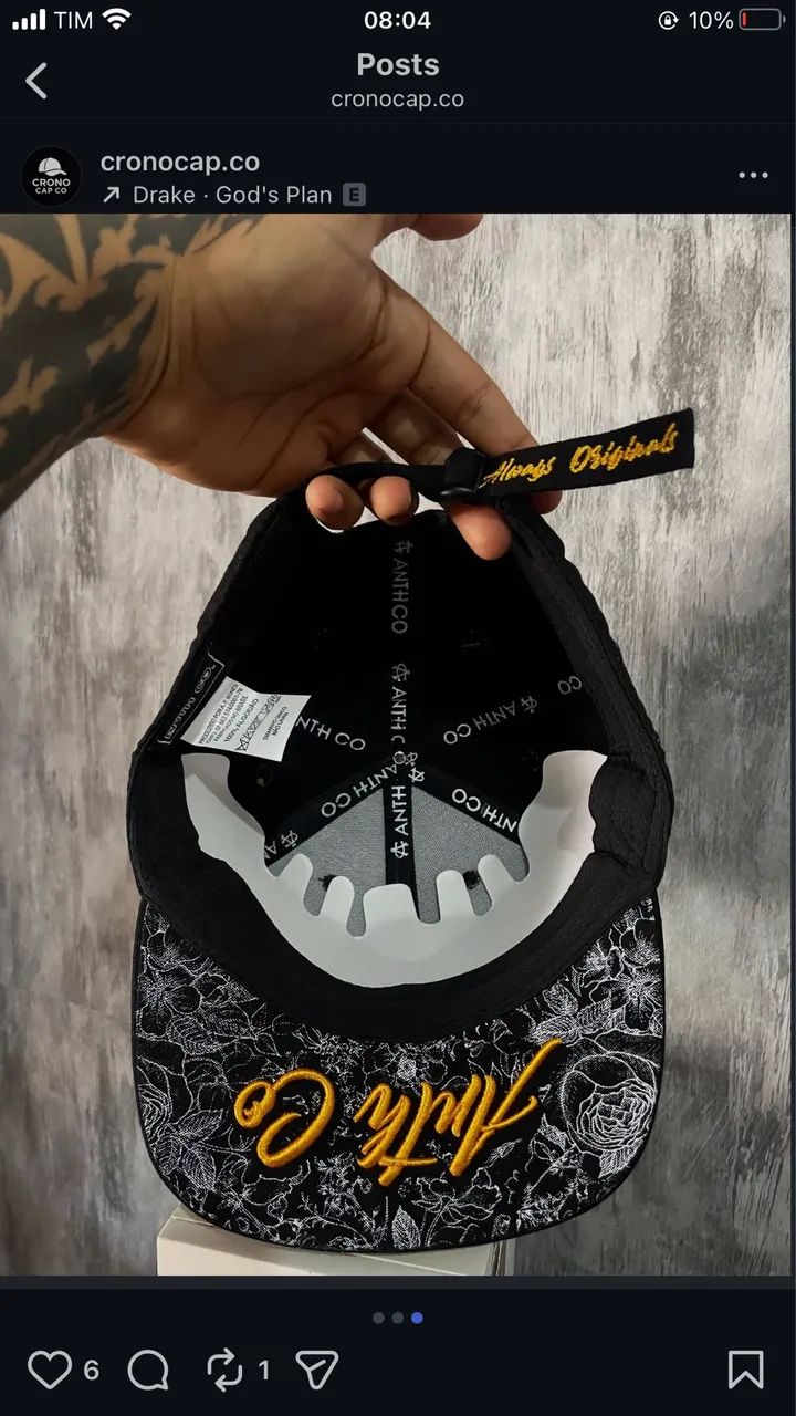 Boné premium Anth Co *NOVO* - Foto 3