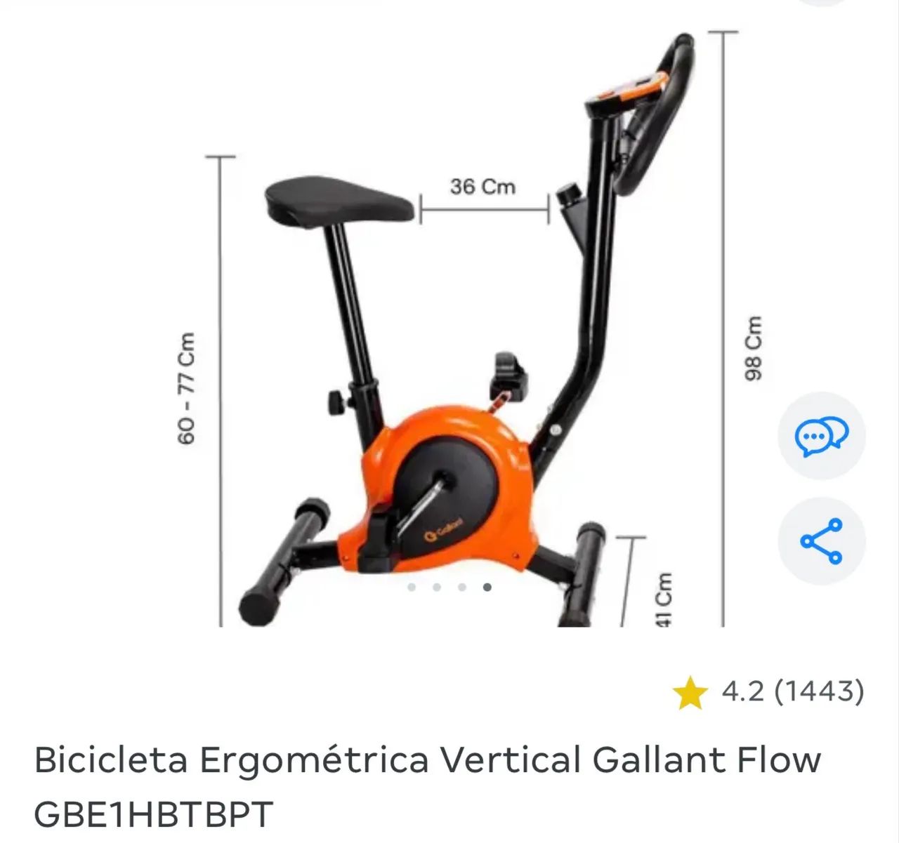 Bicicleta ergométrica  - Foto 2