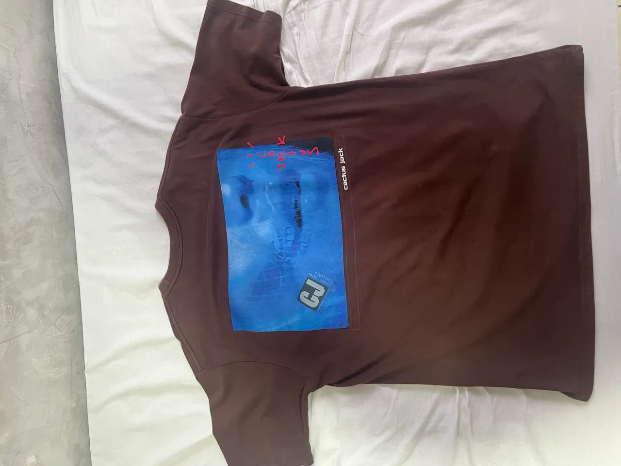 Camiseta Travis Scott La Flame Cactus Jack x Playstation