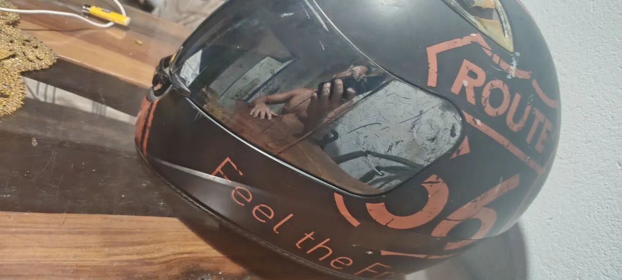 Capacete Rota 66 ESPELHADO.  - Foto 3