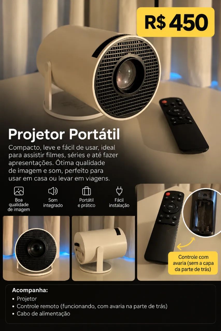 Projetor portátil  - Foto 2