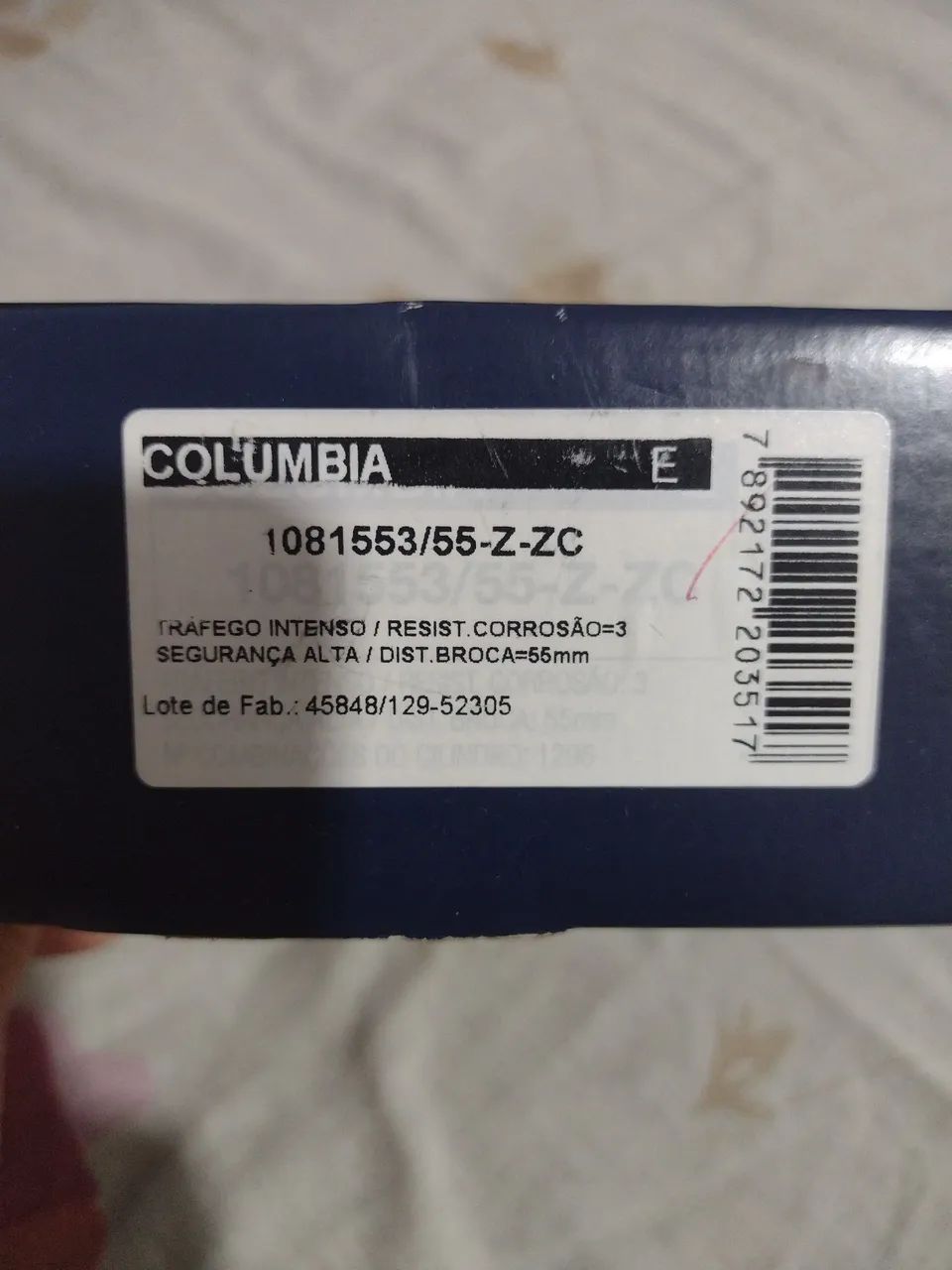 Fechadura nova na caixa 65082344876161121