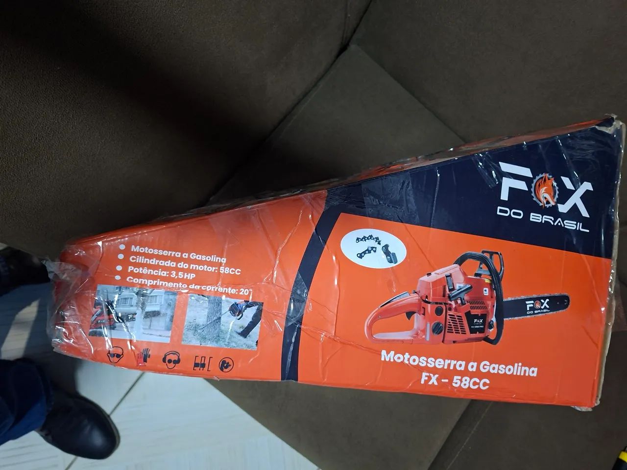 Moto serra 58 cc sabre 20 polegadas modelo Hy-5800c ttd
