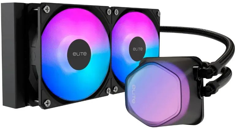 Water Cooler Gamer Cooler Master Elite Liquid 240mm - Foto 2