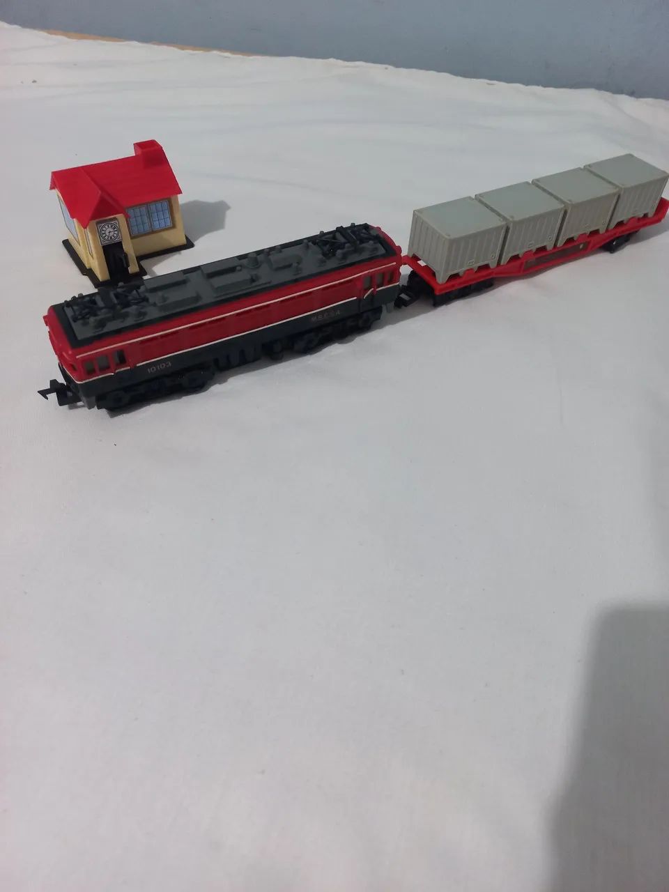 Locomotiva Vagão e estação sonora ferrorama Sl 4000.