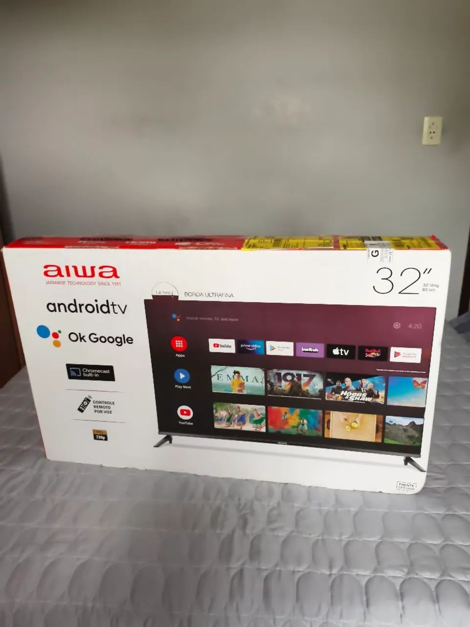 Smartv Android "Aiwa" 32 Polegdas. Nova na Caixa Lacrado.