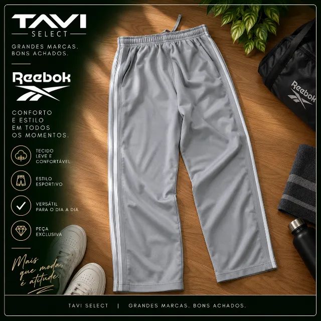 Calça Reebok Classic Esportiva - Foto 4