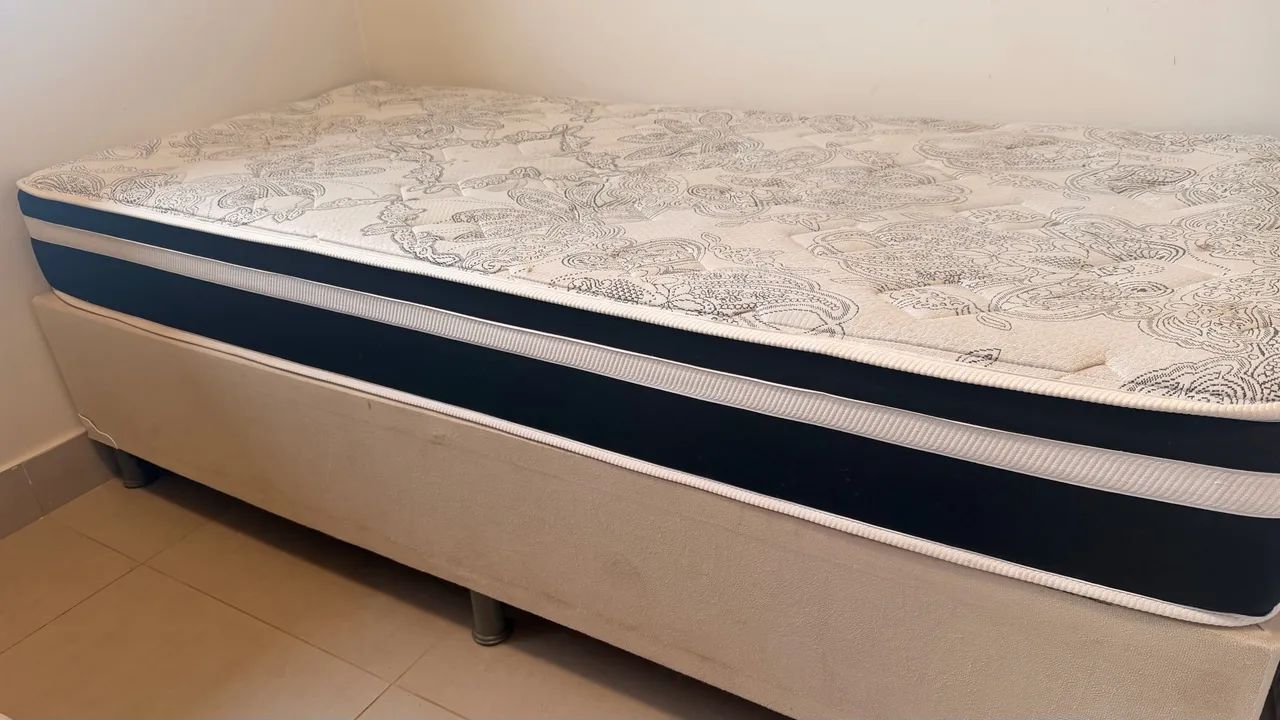Cama box - colchão molas ensacadas / Solteiro  - Foto 2