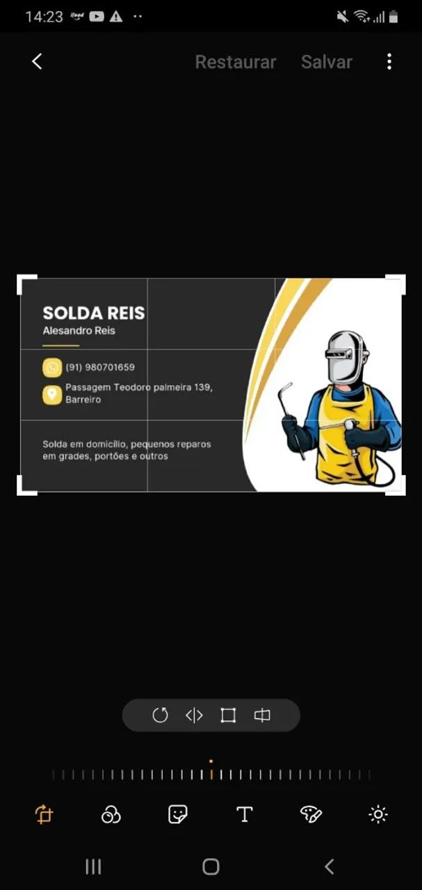 Soldador em domicílio 