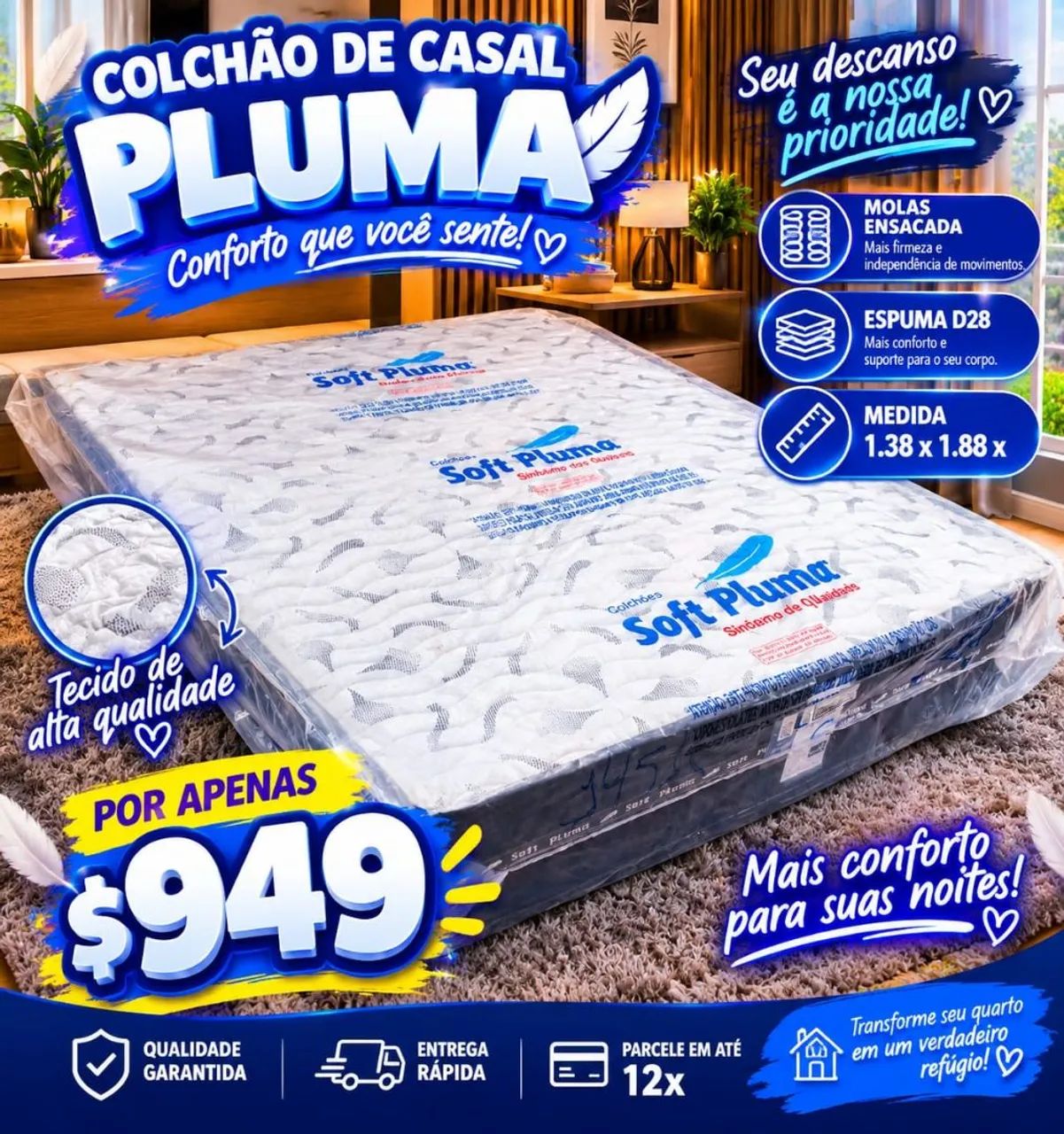 Colchão casal