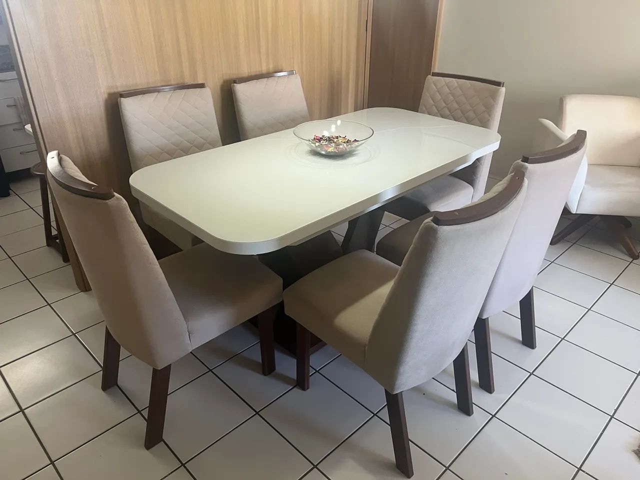 Conjunto de 6 Cadeiras de Jantar Estofadas - Foto 2