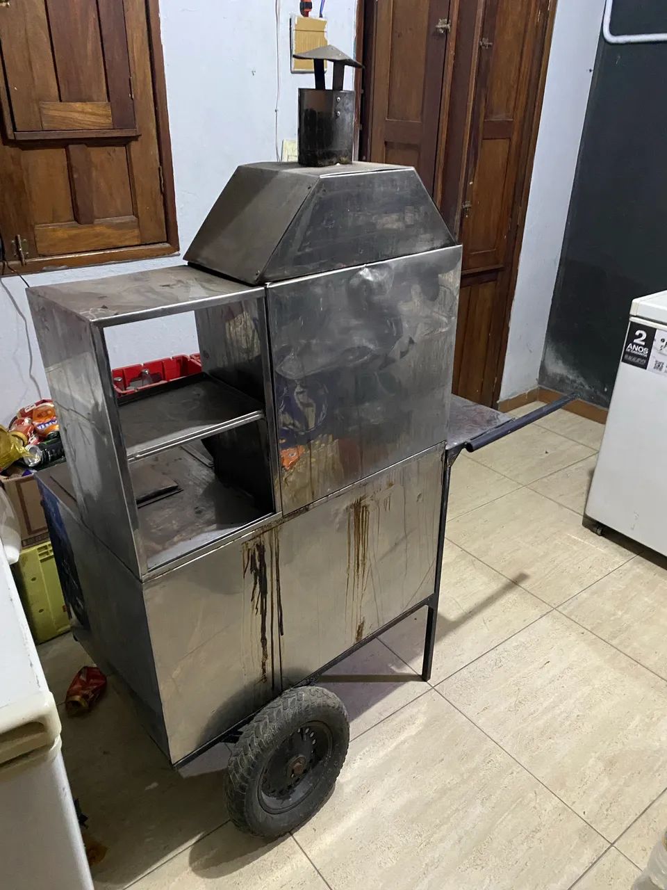Carroça de espetinho inox  - Foto 2