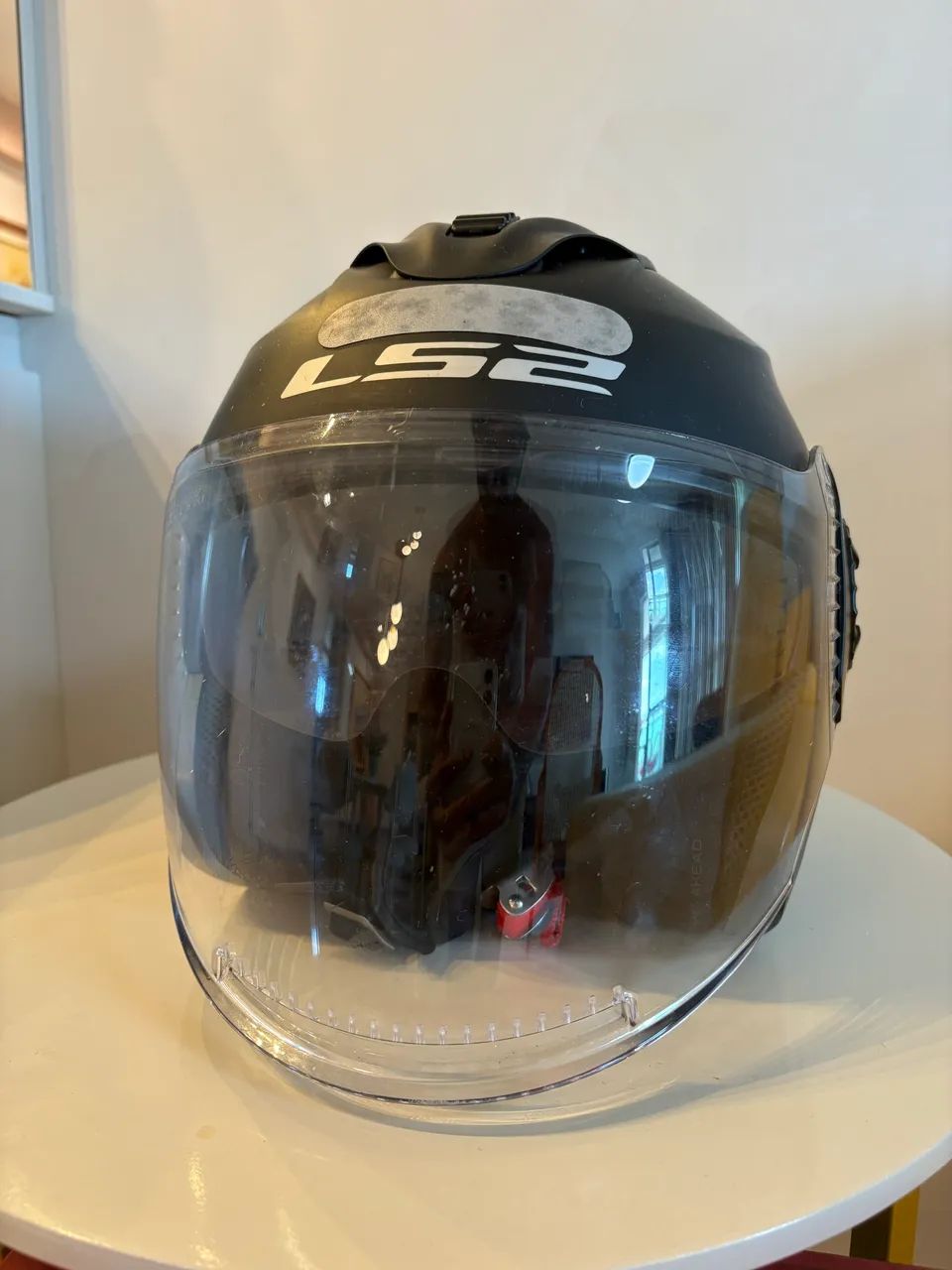 L52 Capacete de moto - Bom Uso  - Foto 3