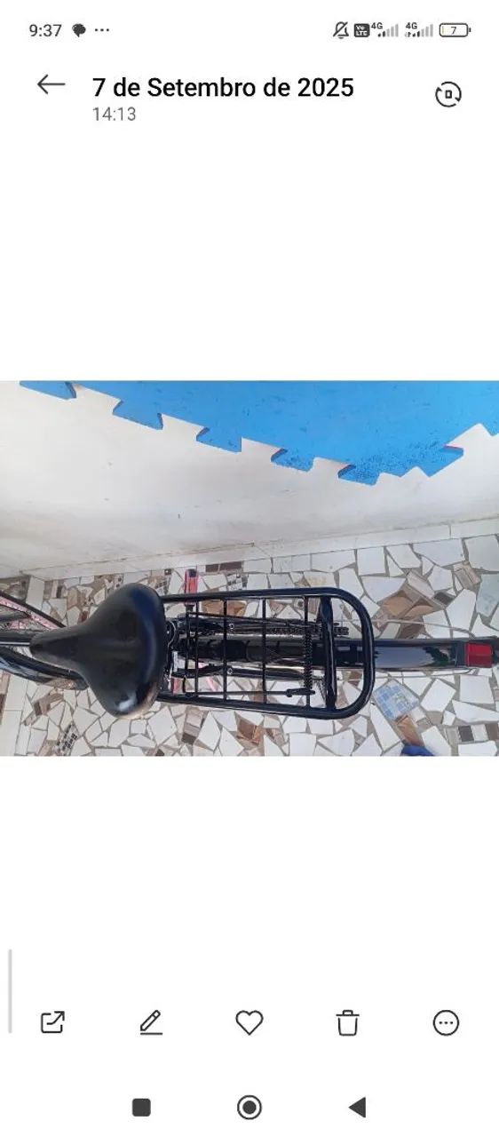 Vendo essa bicicleta seme nova - Foto 4