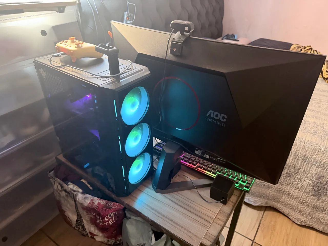 PC Gamer Completo com Monitor de 32 Polegadas na GARANTIA até Novembro - Foto 4