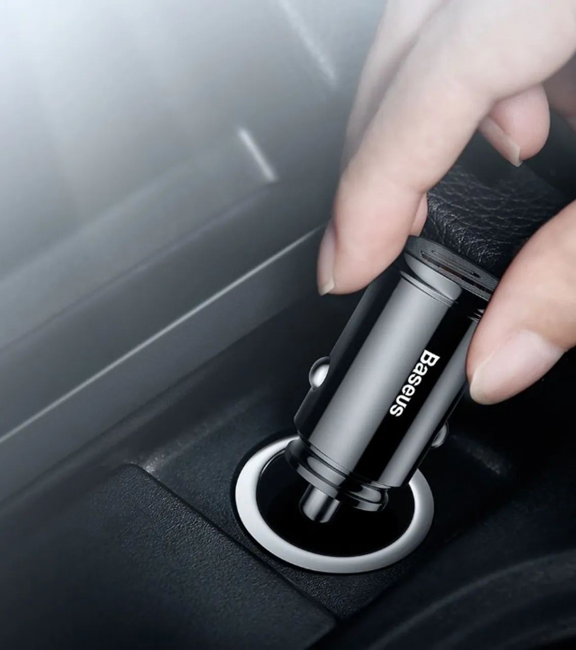 Carregador Celular Veicular 30w Turbo Baseus Tipo C + Usb - Foto 4