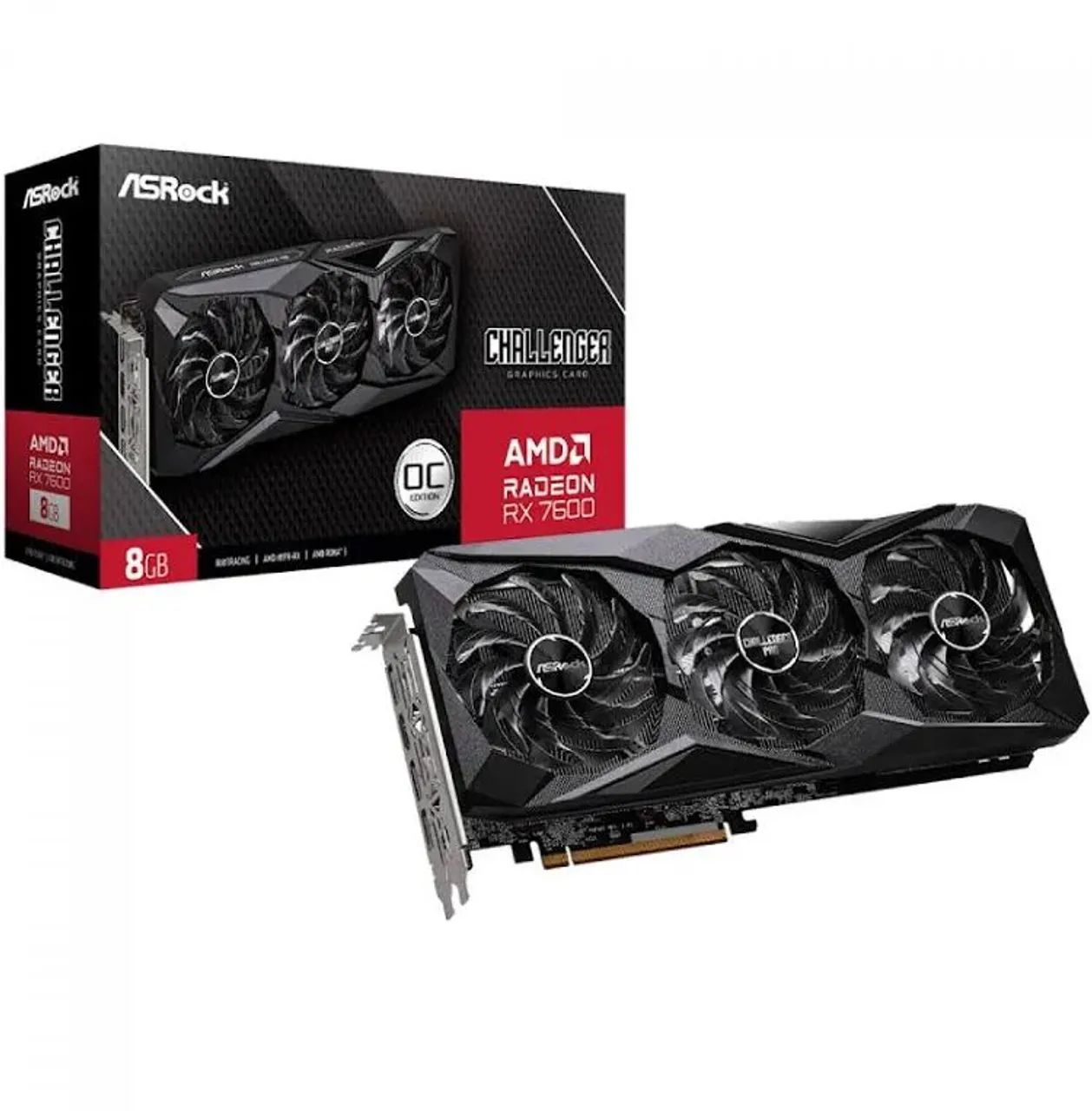ASRock Challenger Pro RX 7600 Graphics Card - Brand New Product