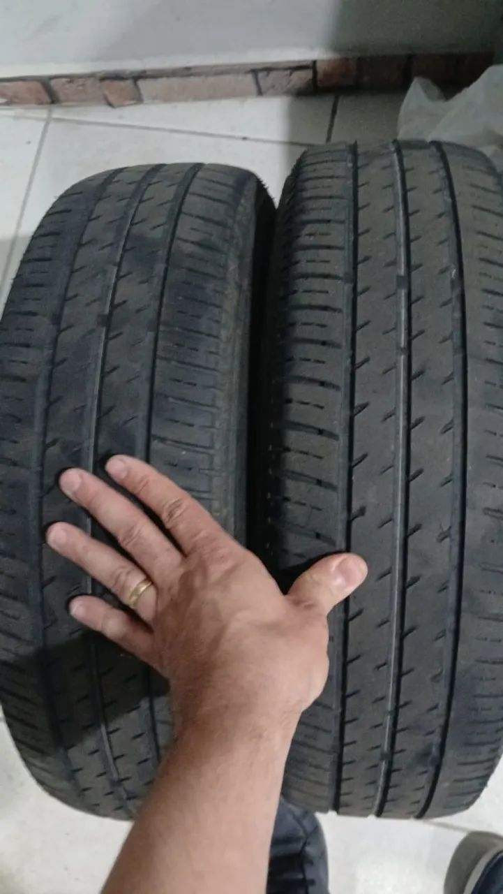 Pneus Firestone semi novo Par  - Foto 2