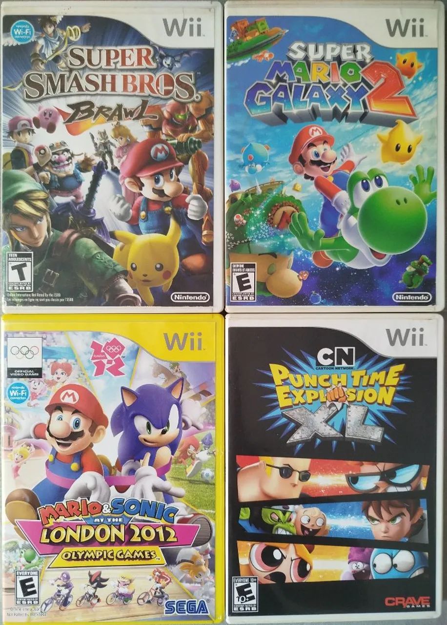 Nintendo Wii jogos