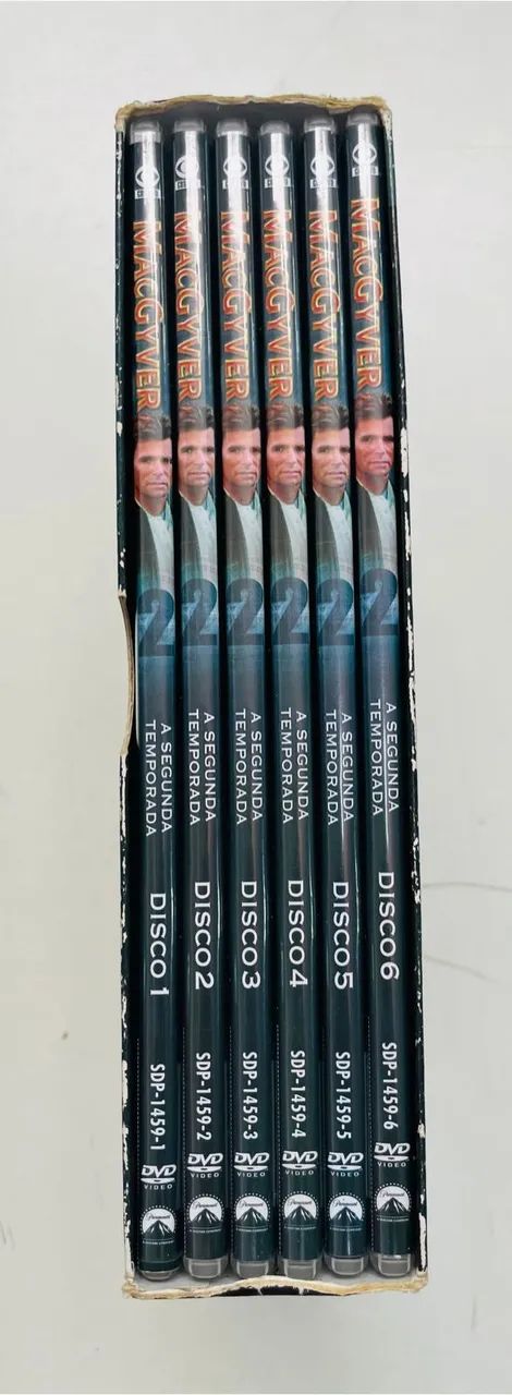 DVD - MACGYVER - SEGUNDA TEMPORADA BOX ORIGINAL - DVD, Blu-Ray e