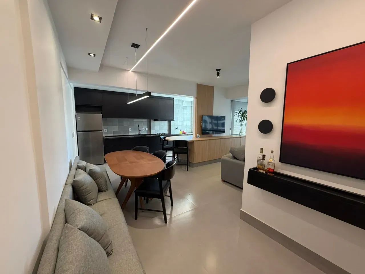 APARTAMENTO MOBILIADO E DECORADO | 2 QUARTOS (1 SUÍTE) | SETOR BUENO - Foto 3