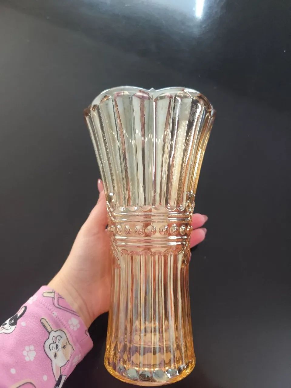 Vaso decorativo em âmbar  - Foto 2