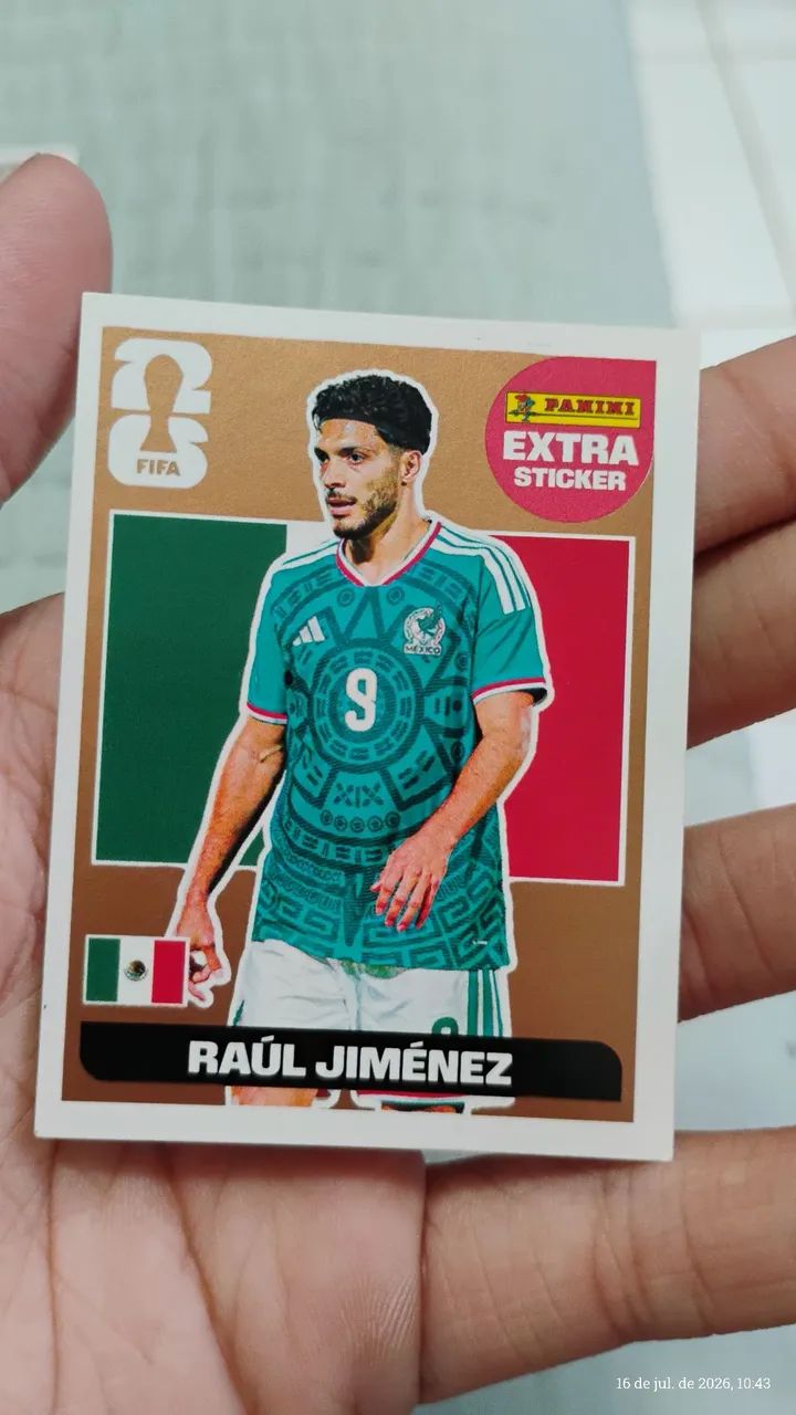 Extra sticker original do Raul Gimenez bronze