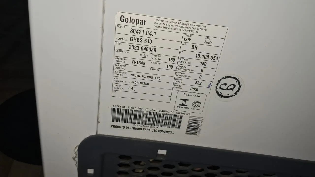 Freezer horizontal Gelopar 532L  - Foto 3
