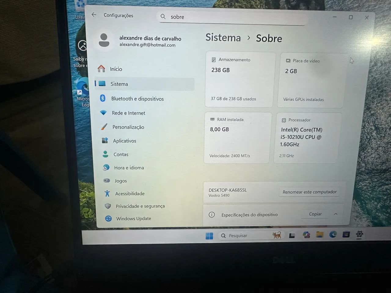 Notebook Dell vostro 5490 - Foto 4