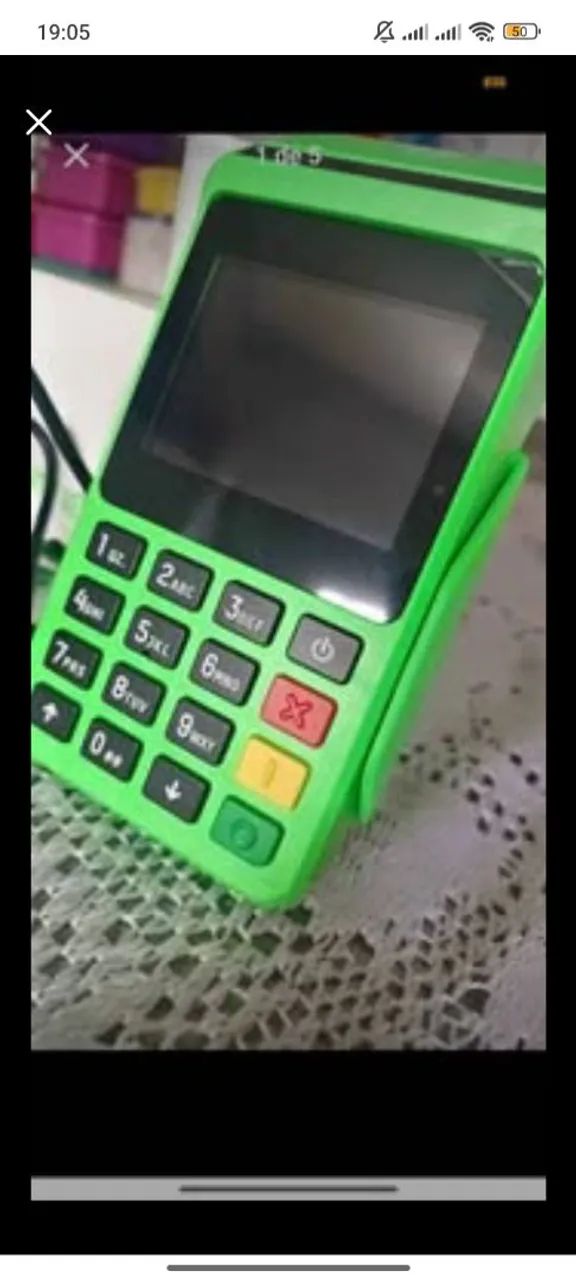Maquininha de cartão Stone (já formatada)