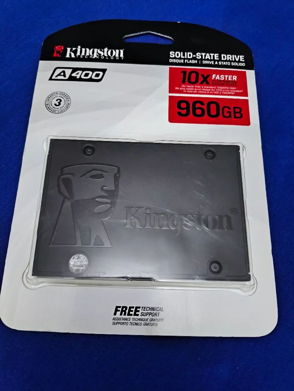 Kingston SSD A400 960GB 2.5インチ【ほぼ新品同様】 SSD Kingston A400, 960GB, 2.5