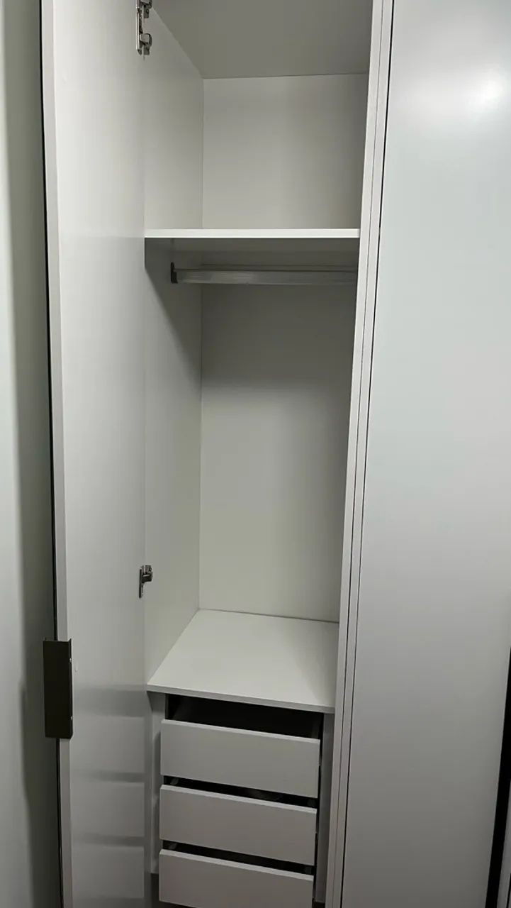 Guarda Roupas Modulado De Canto com espelho  - Foto 2