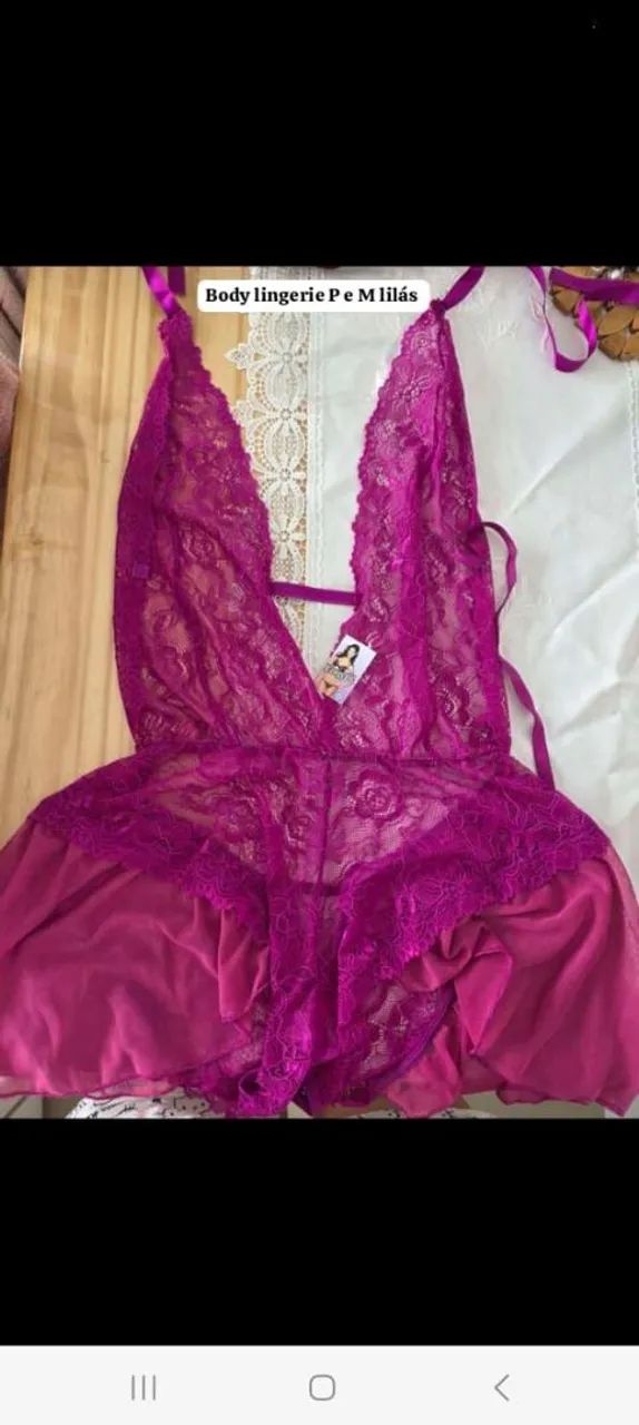 Body lingerie renda  - Foto 2