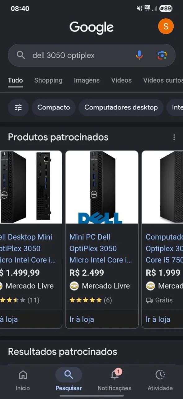 Desktop Dell Mini Optiplex 3050 - Foto 3