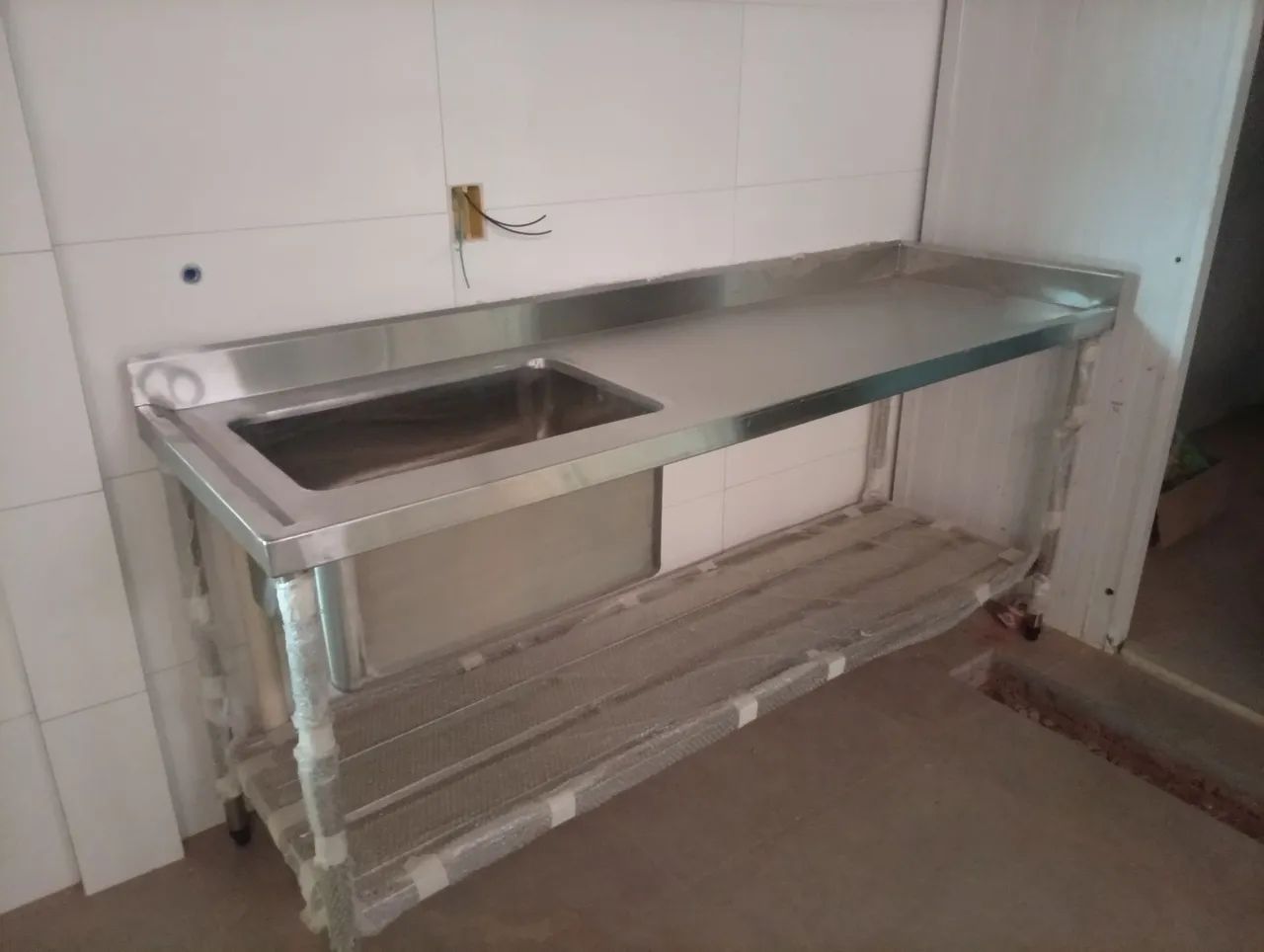 Pia industrial aço inox