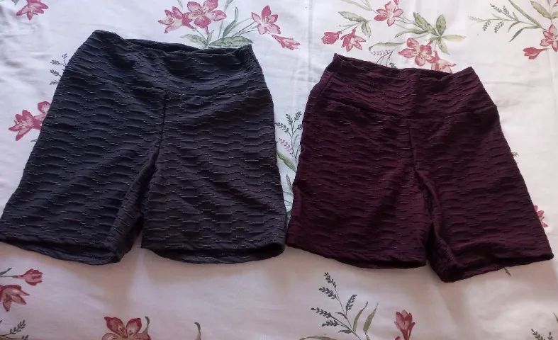 Dois Shorts Lycra M Novos