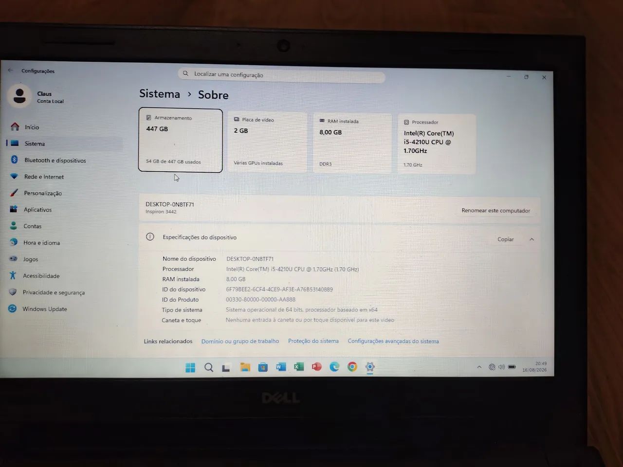 Dell Inspiron 14 3442 Impecável - Foto 4