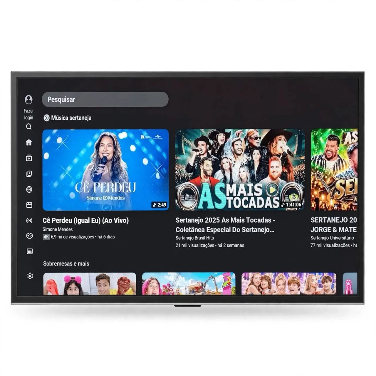 Tv Led TCL 32 Polegadas Smart + Controle+ Suporte  - Foto 5