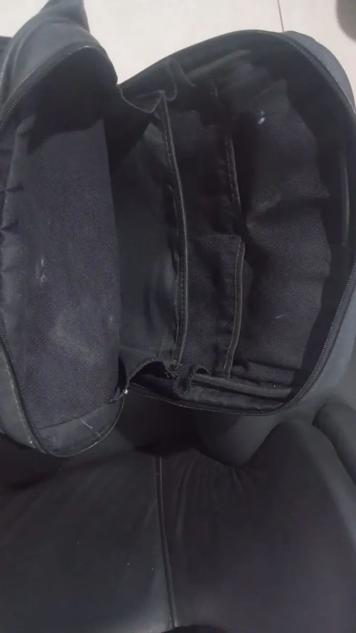 Mochila de couro legítimo  - Foto 4