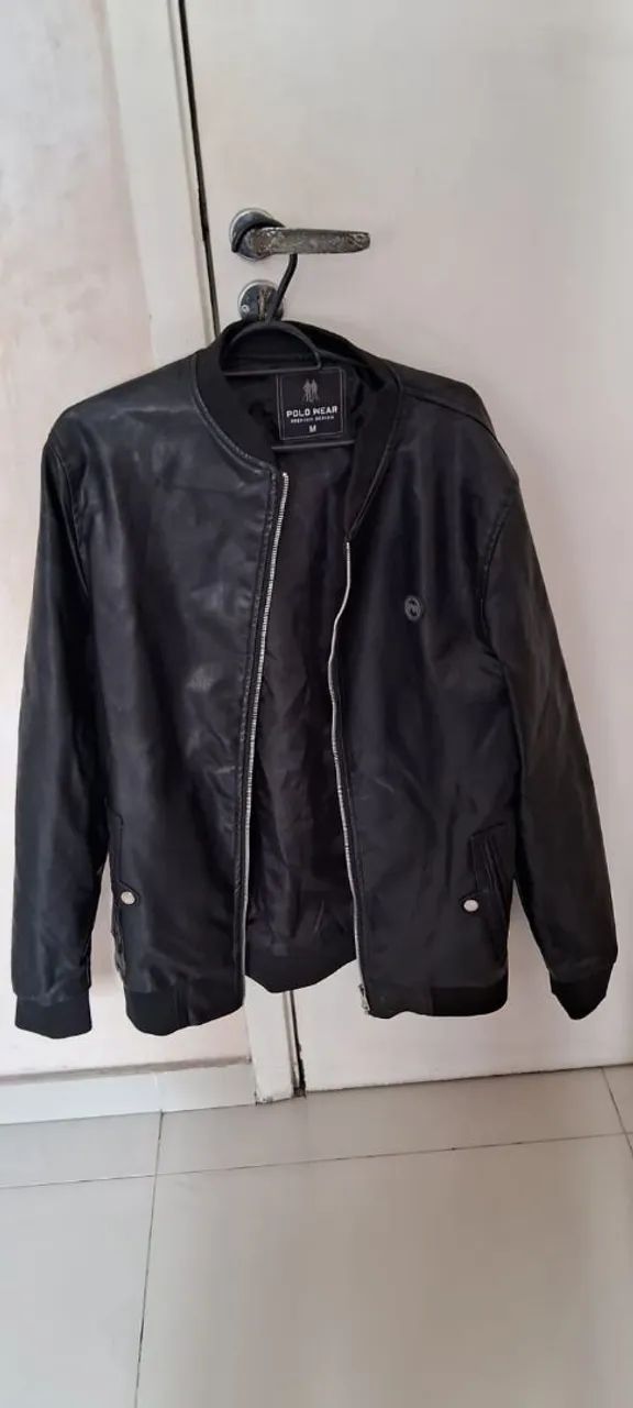 Jaqueta de Couro Polo Wear