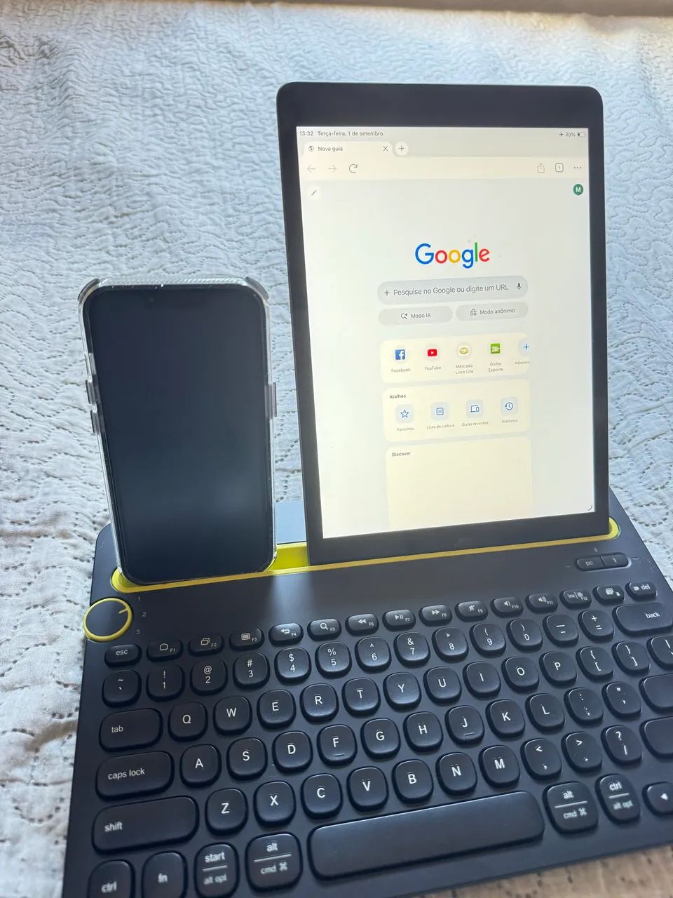 Teclado Sem Fio Logitech K480 - Compatível com Windows, macOS, iPadOS, Android - Foto 3