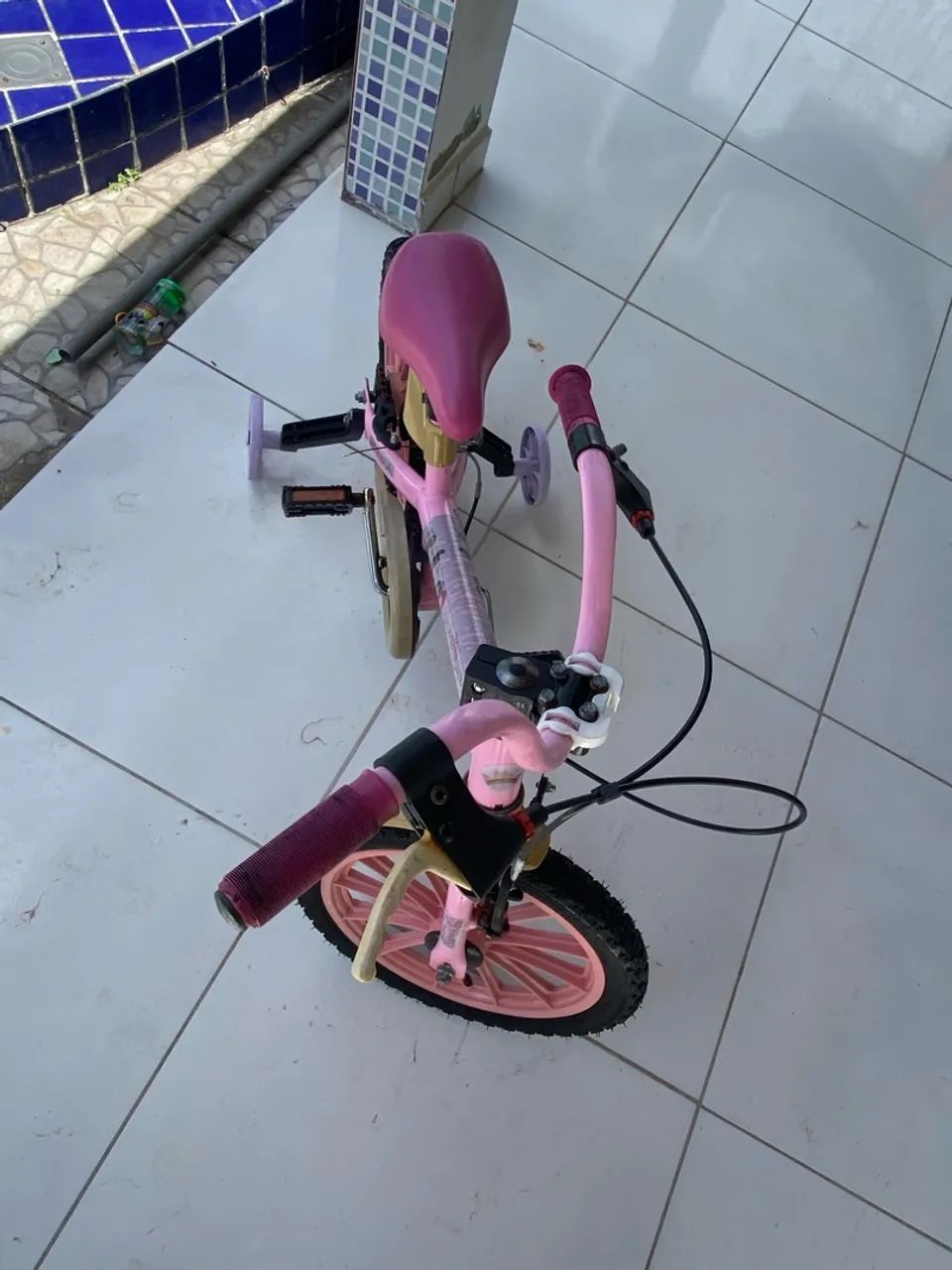Bicicleta infantil da princesa Aro 16 - Foto 3