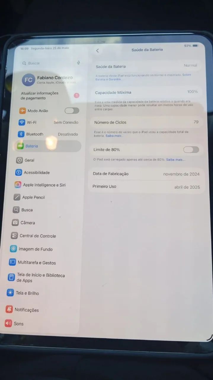 iPad pró de 11 polegadas 256 GB