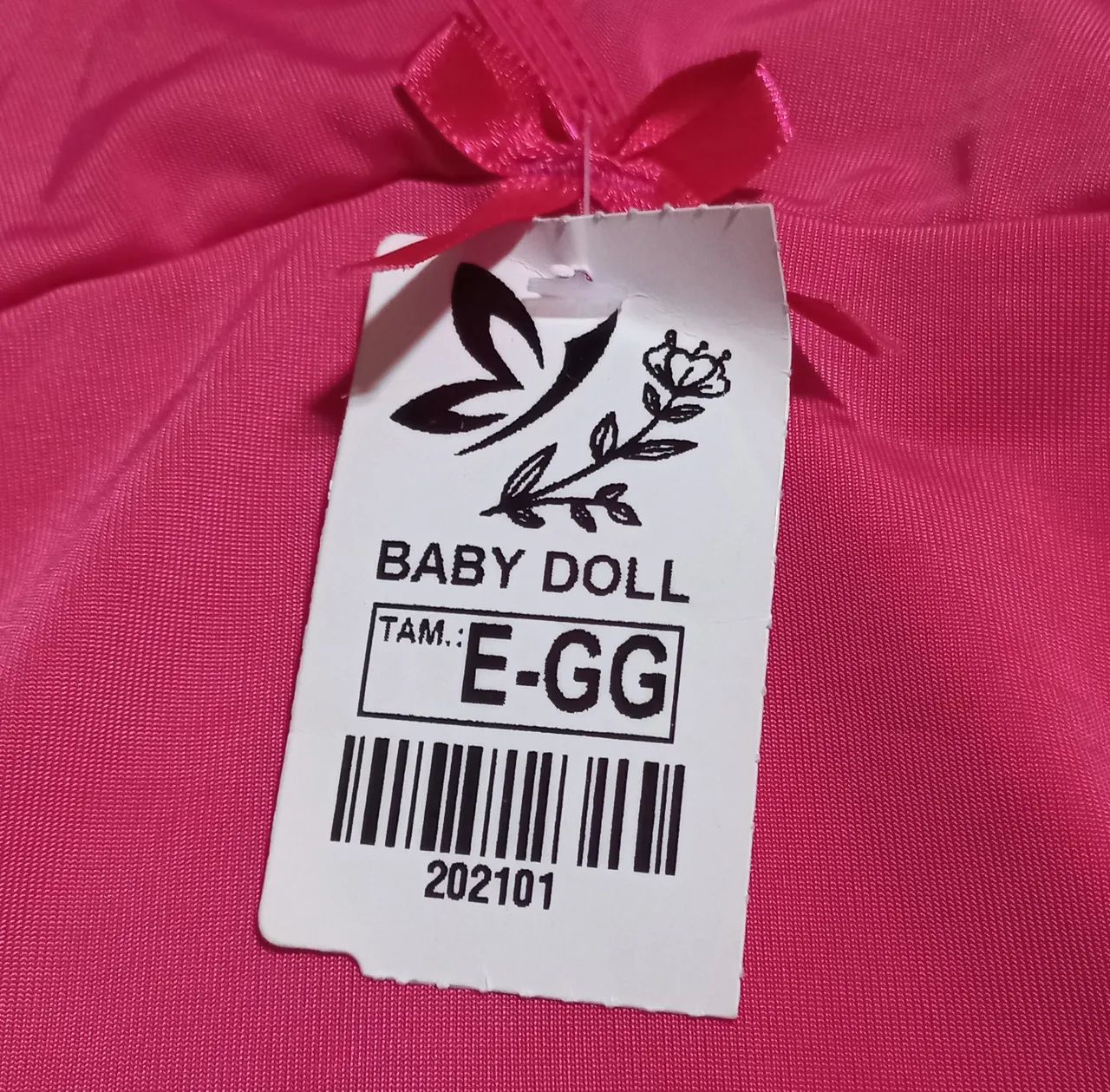 Babydoll Rosa Plus Size - PEÇA ÚNICA - Foto 3