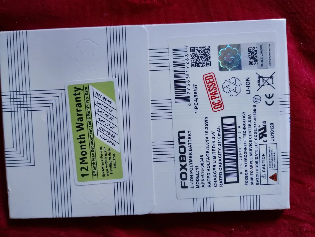BATERIA IPHONE 11